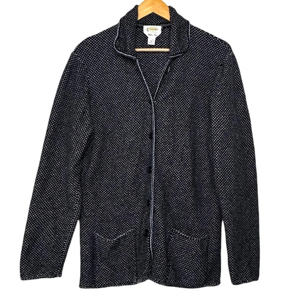 TALBOTS Wool Knit Button Long Cardigan Sweater. Layer Mature Staple Classic XL - Picture 9 of 9